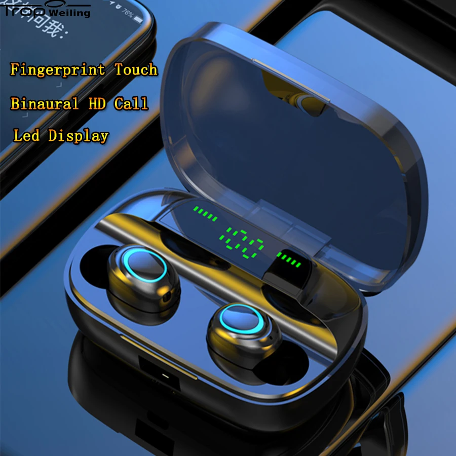 Bluetooth-наушники Trop Weiling TWS настоящие беспроводные bluetooth-наушники гарнитура для