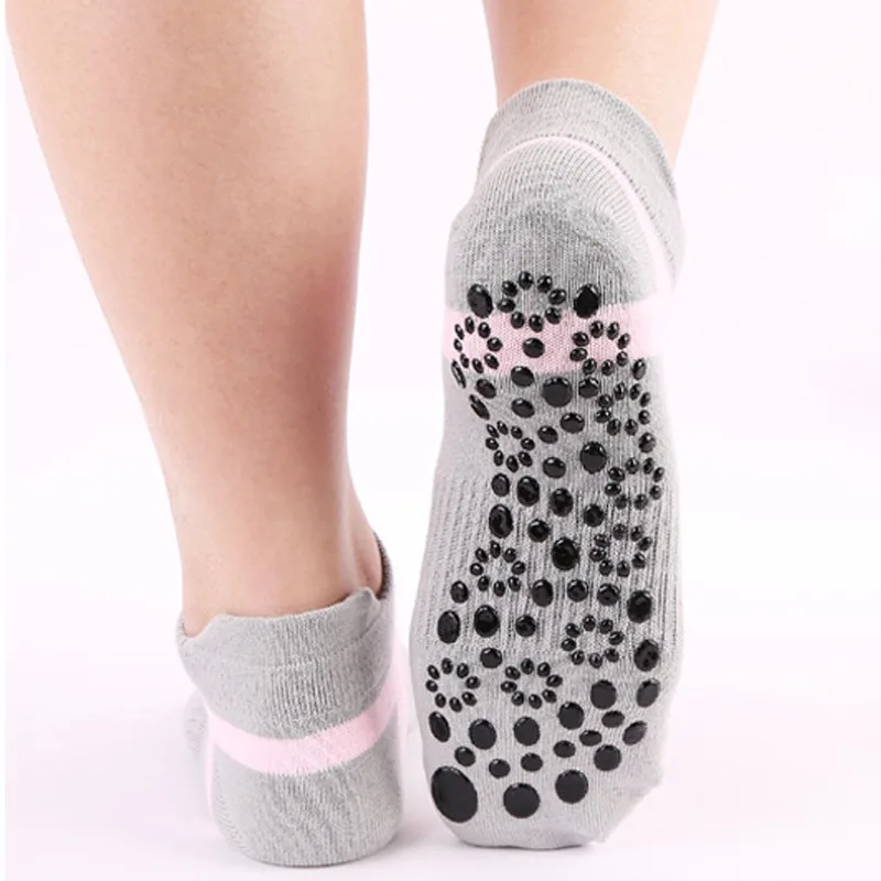 Женские спортивные носки для танцев пилатеса тапочки Дышащие анти фрикционные