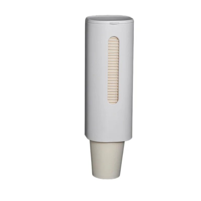 

Disposable Cup Taker Punch-free Hotel Catering Waterproof and Dustproof Water Dispenser Double Cylinder Paper Holder