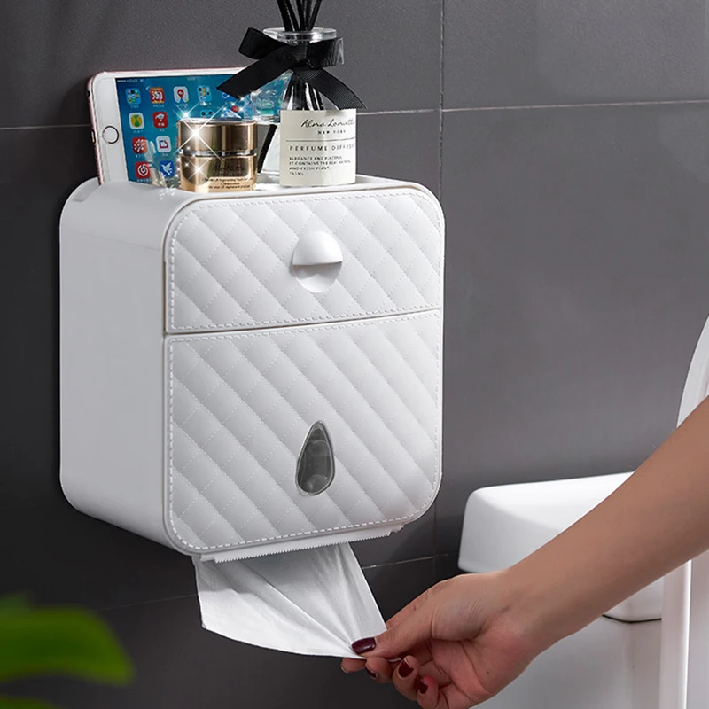 Креативный настенный ящик для салфеток хранения ванной комнаты гигиеническая