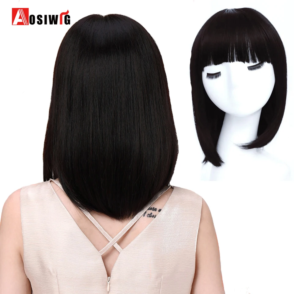 Натуральные синтетические волосы Длинные прямые парики высокая температура