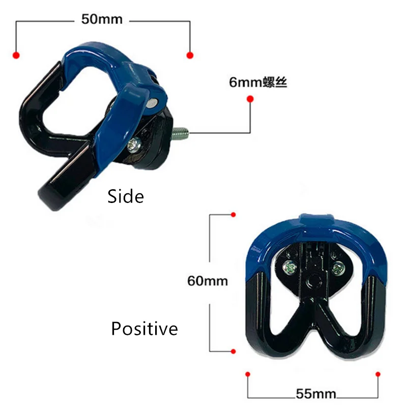 

4 Color Multifunction Motorcycle Hook Luggage Bag Hanger Helmet Claw Double Bottle Carry Holders For Moto Accessories