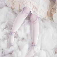 japanese lolita girls stockings bjd ball joint doll legging kawaii girl lighttight white black tight pantyhose silk stockings