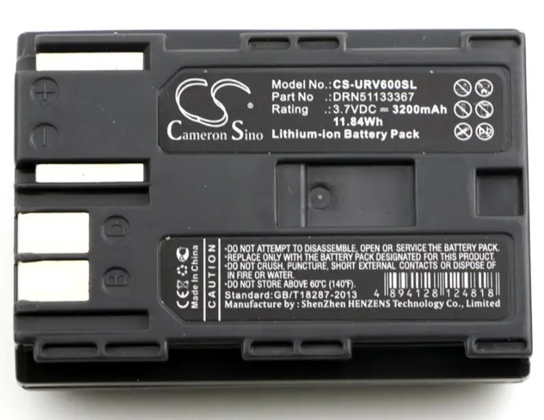 

cameron sino 3200mah battery for UROVO i60 i60XX DRN51133367 Equipment, Survey Battery