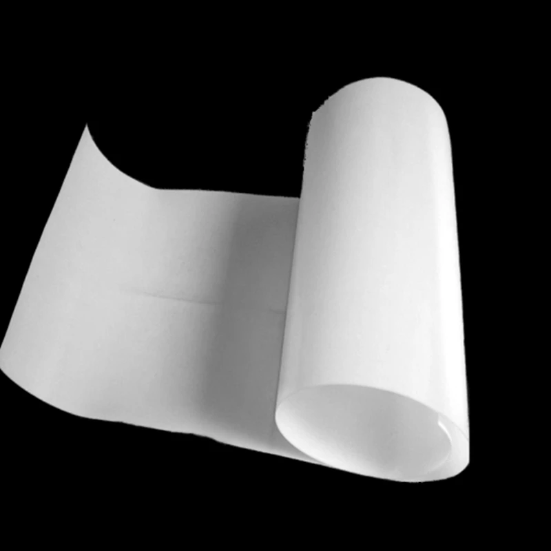 1pc White PTFE Film High Strength Temperature PTFE Sheet 500*250*0.5MM For Compression Molding Extrusion Processing