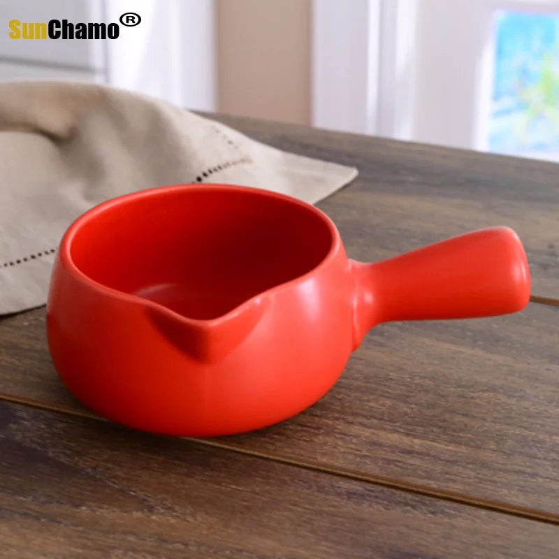 

Korean Casserole Milk Pot Soup Pot Ceramic Pot Baby Baby Food Supplement Hot Milk Porridge Kitchen Supplies