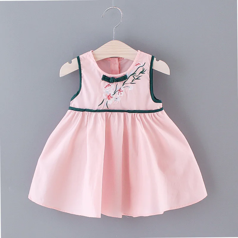 Новинка 2021 летнее модное платье для маленьких девочек хлопковое праздвечерние