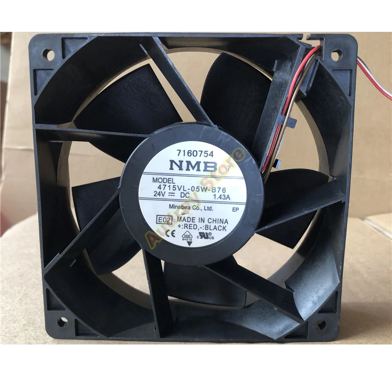 Фото Оригинальный инверторный вентилятор NMB 4715VL-05W-B76 24 1.43A 12 см Инструменты Оригинальный инверторный вентилятор NMB 4715VL-05W-B76 24 1.43A 12 см Инструменты