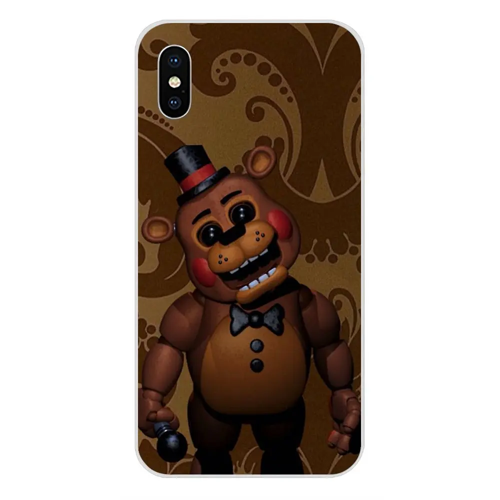 Мягкий чехол Аксессуары милые с героями игры пять ночей игрушка Freddys для Xiaomi Redmi Mi