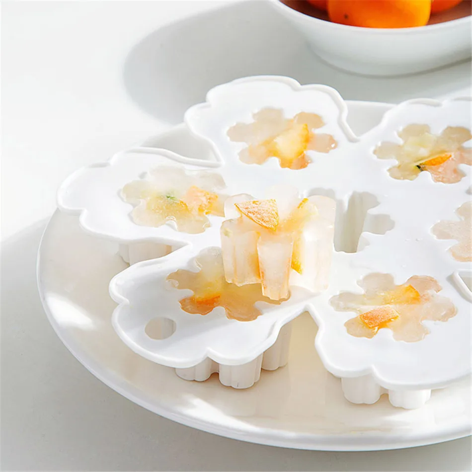 Снежинка ледяной куб плесень холодильник домашний ящик шлифовальный станок для