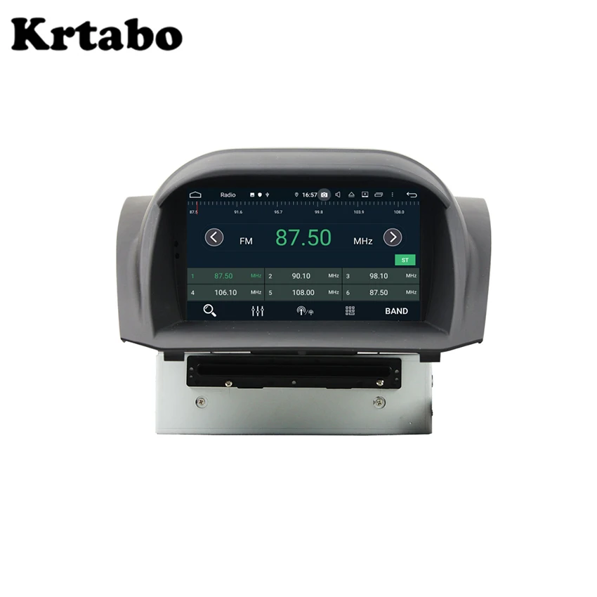 Автомобильный радиоприемник Android мультимедийный плеер Octa core 4G RAM для Ford Fiesta 2011-2016