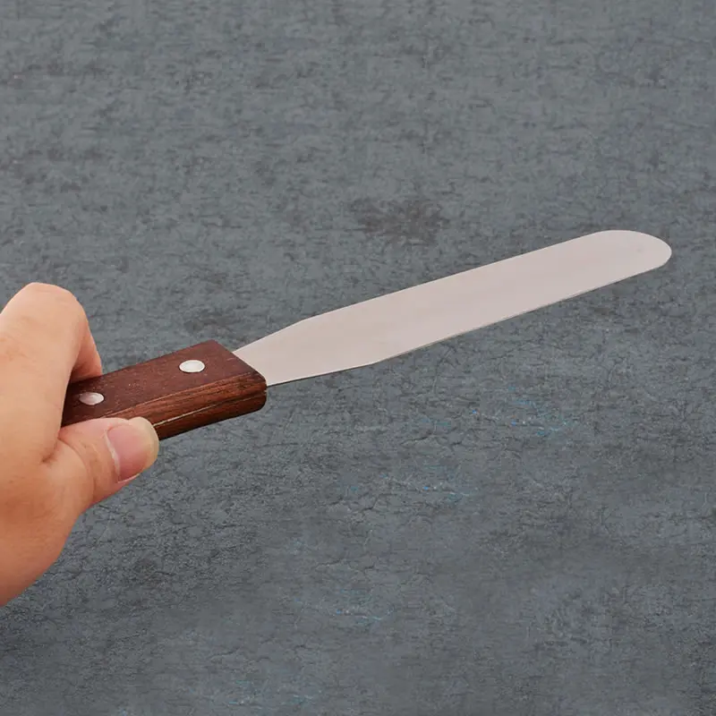 Лопатка для торта с деревянной ручкой многоцелевой Кондитерская выпечка
