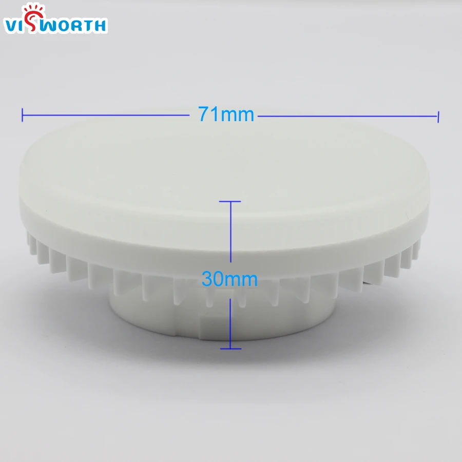 Светодиодная лампа GX53 5 Вт 7 9 SMD2835 для шкафа с матовой крышкой из поликарбоната