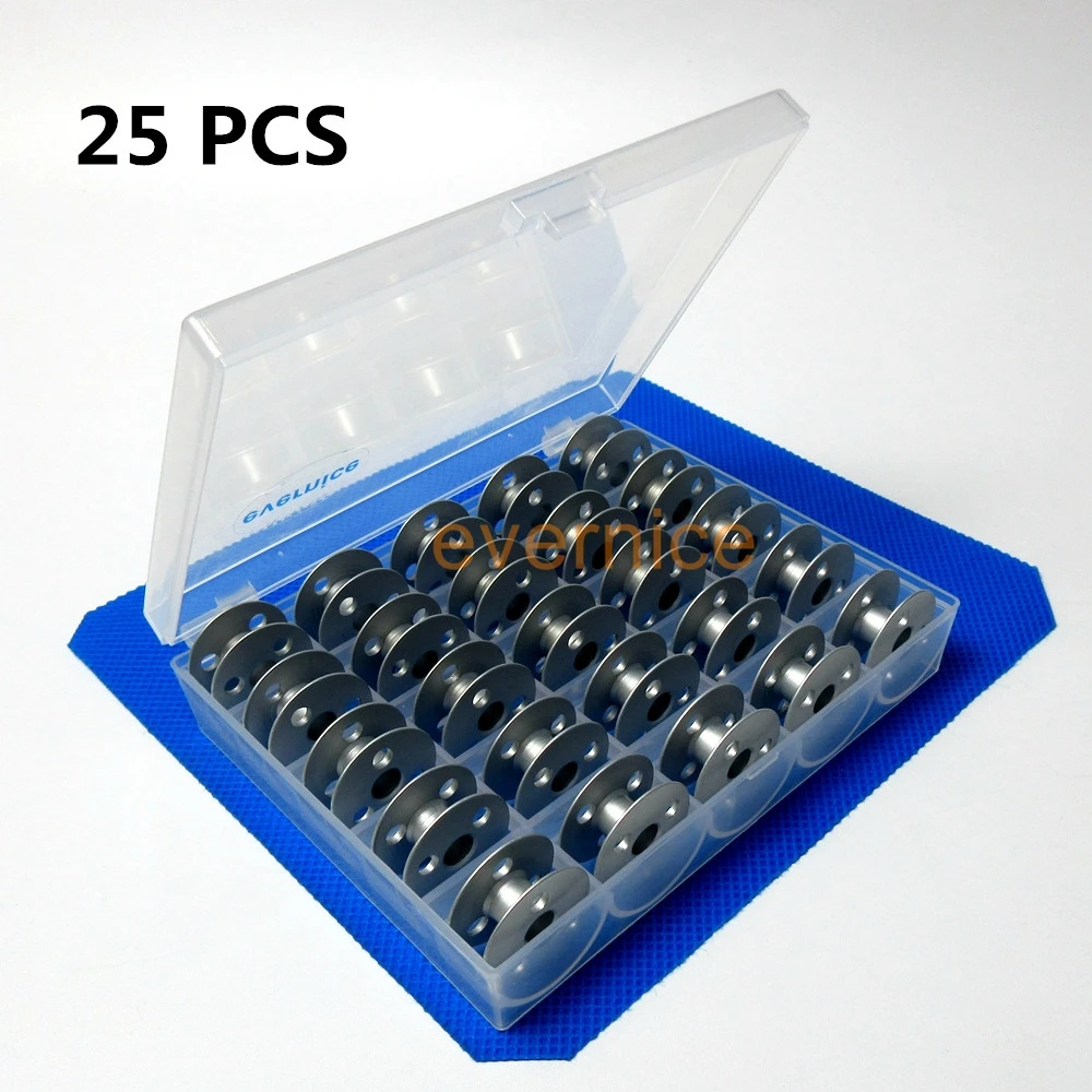 

25 шт алюминиевые катушки для Consew 226225 SINGER 111212 W Juki LU-562 LH-515 # BO203470A