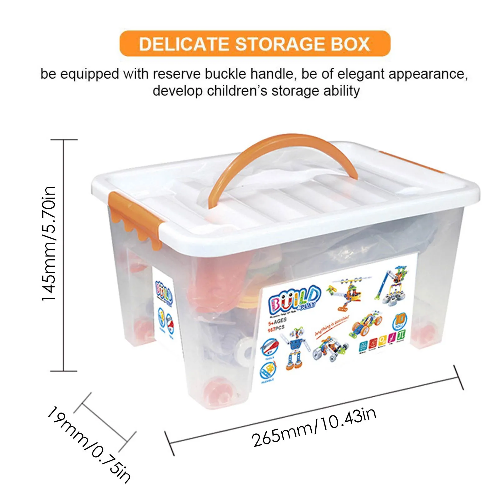 

167 Pieces 6 In 1 STEM Building Blocks Toys Building Block Robot Assembly Disassembly Educational Model Toy Gift For Children