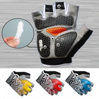 3d gel padded bike cycling gloves men womens bmx mtb bicycle riding half finger gloves off road racing mittens fingerless
