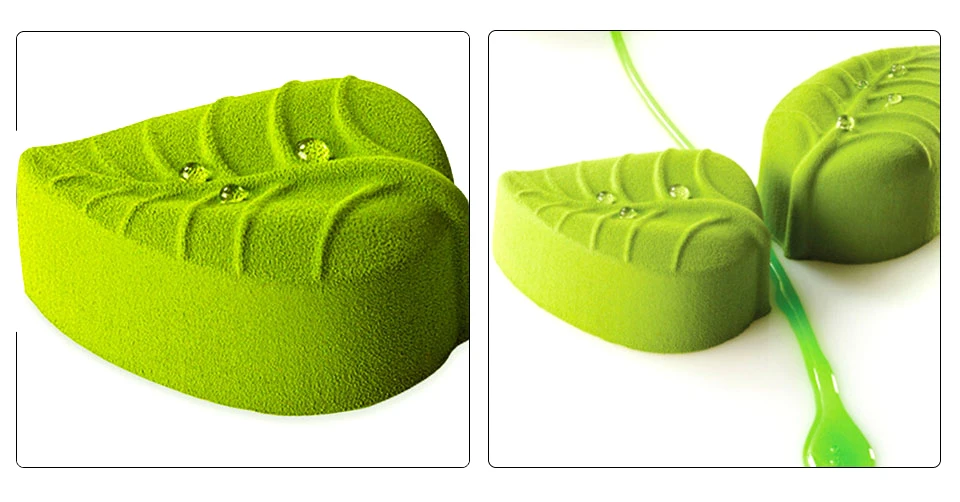 Силиконовая форма для торта 6 отверстий 3D листьев выпечки десертов инструменты