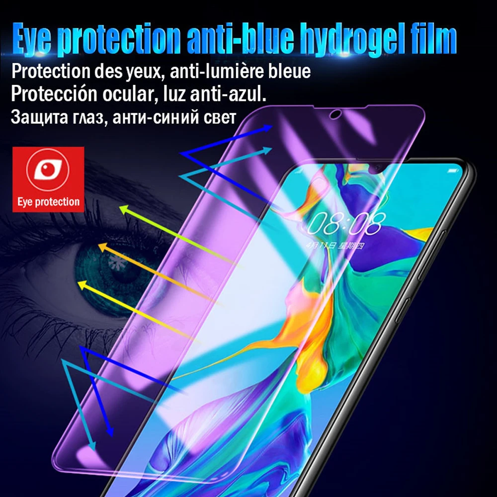 3 шт полное покрытие для huawei p smart plus 2019 2018 2020 pro Z S Гидрогелевая пленка телефона