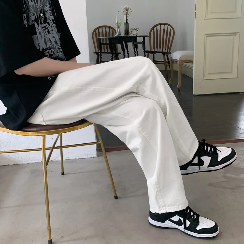 Джинсы мужские оверсайз в стиле хип-хоп шикарная модная уличная одежда