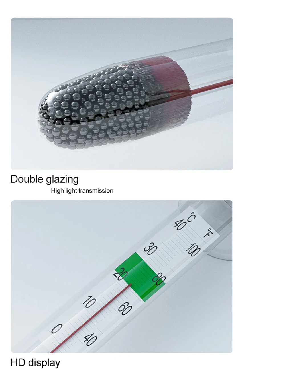 1Pcs Aquarium Fresh/Salt Fish Thermometer 3D Digital Electronic Temperature Measurement Fish Tank Temp Meter E2shopping