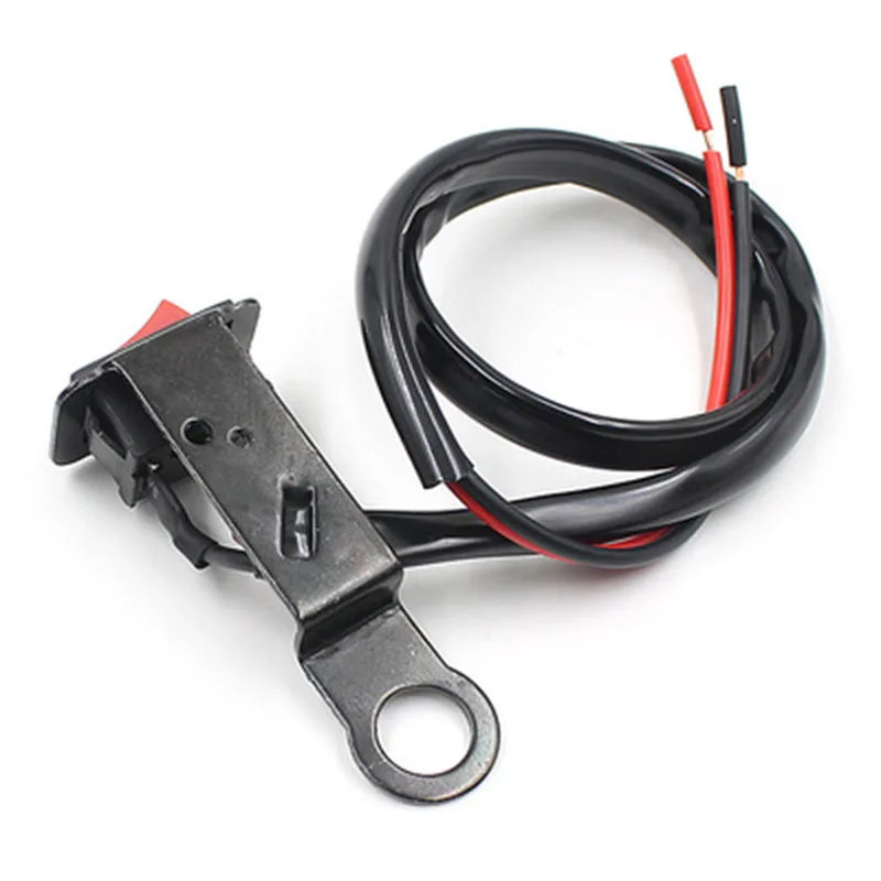 

DC12V-24V Motorcycle Switch Copper Electric cars Black Waterproof Handlebar