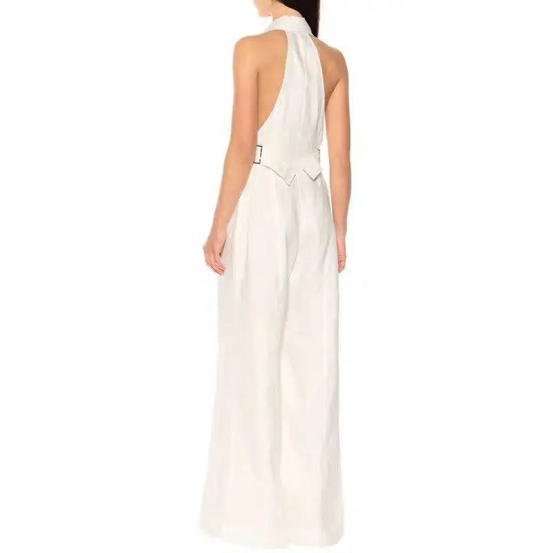 SHENGPALAE новинка весна лето 2020 в европейском стиле без рукавов с вырезом на талии