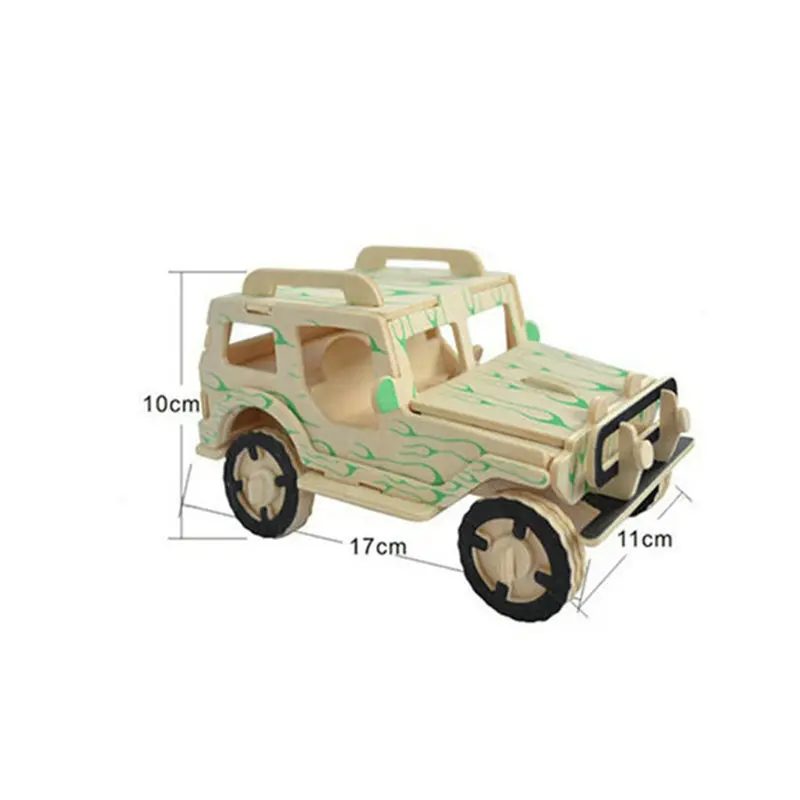 Автомобильная деревянная головоломка креативная модель сделай сам ручная