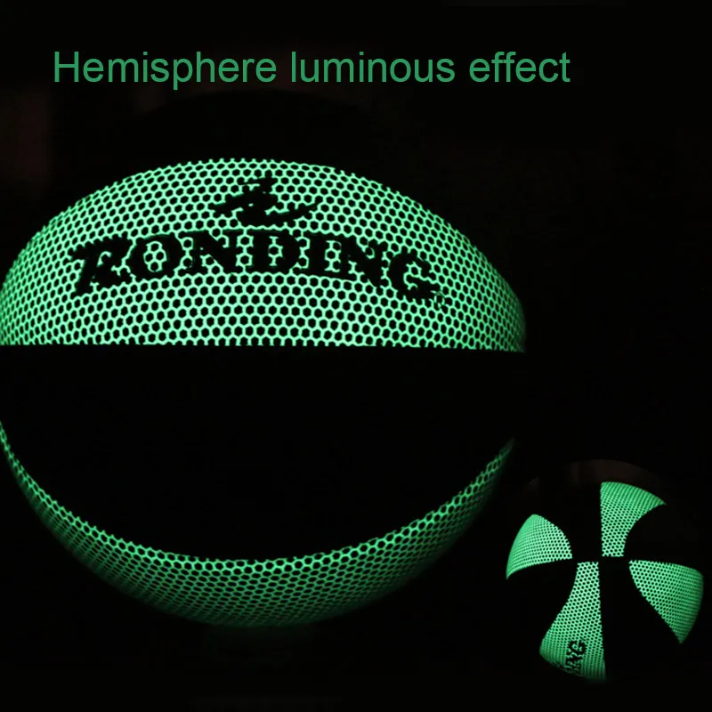 Высокое качество голографический баскетбольный светящийся световой Размер 5/7