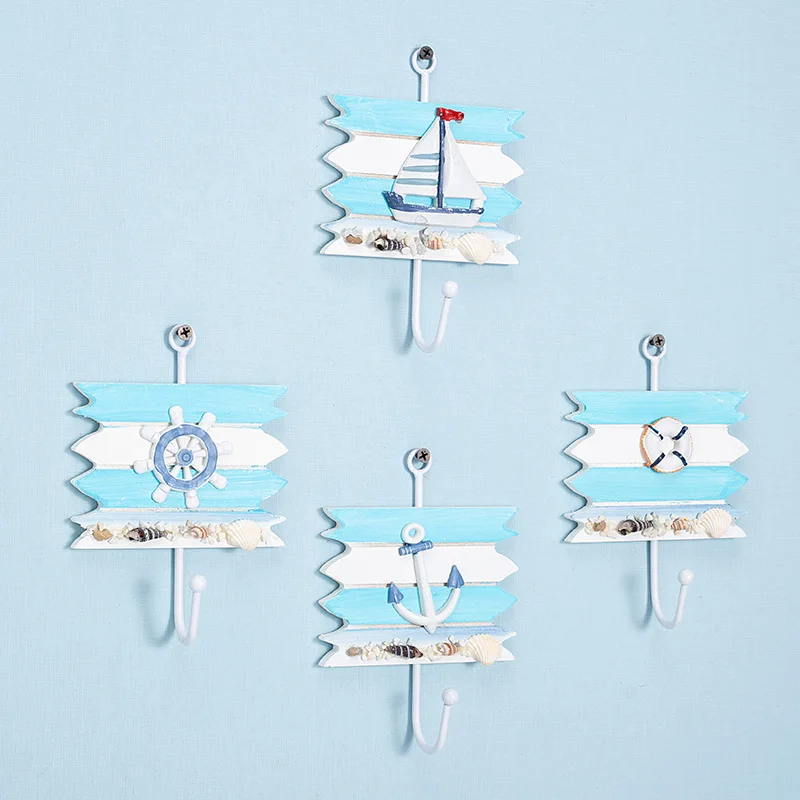 Подвесной крючком деревянный знак 1 шт. в средиземноморском стиле для кафе бар