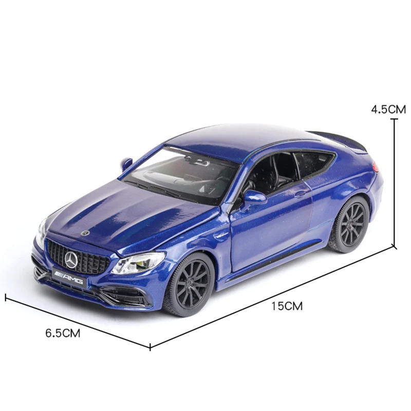 Модель AMG C63S V8 из сплава 1:32 3 цвета | Игрушки и хобби