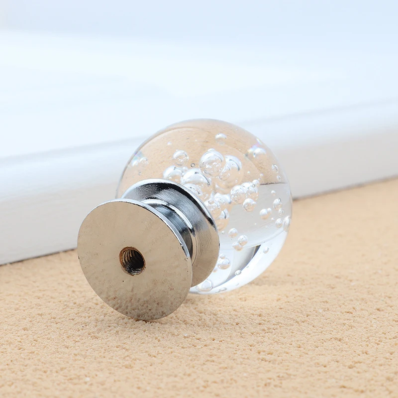 10 шт. 30 мм ручки для шкафа хрустальные круглые стеклянные декоративные ящики
