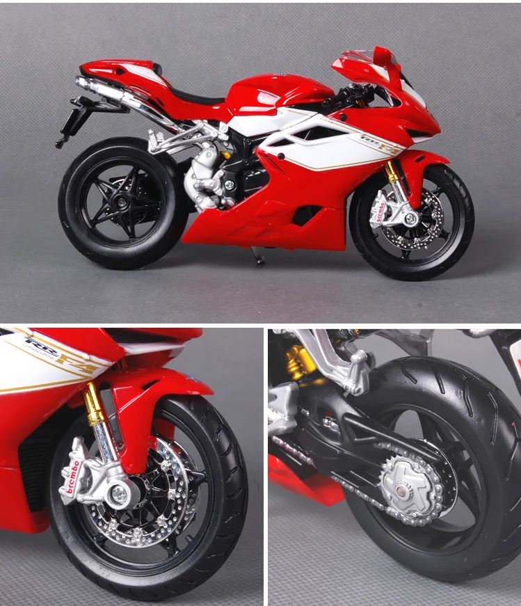 Maisto 1:12 MV Augusta 1090 RR моделирование сплав мотокросса серии авторизованный игрушечный мотоцикл автомобиль Коллекционирование подарки