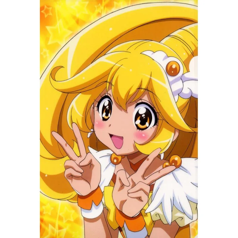 Красивая аниме улыбка прелечение! Настенный художественный постер картина