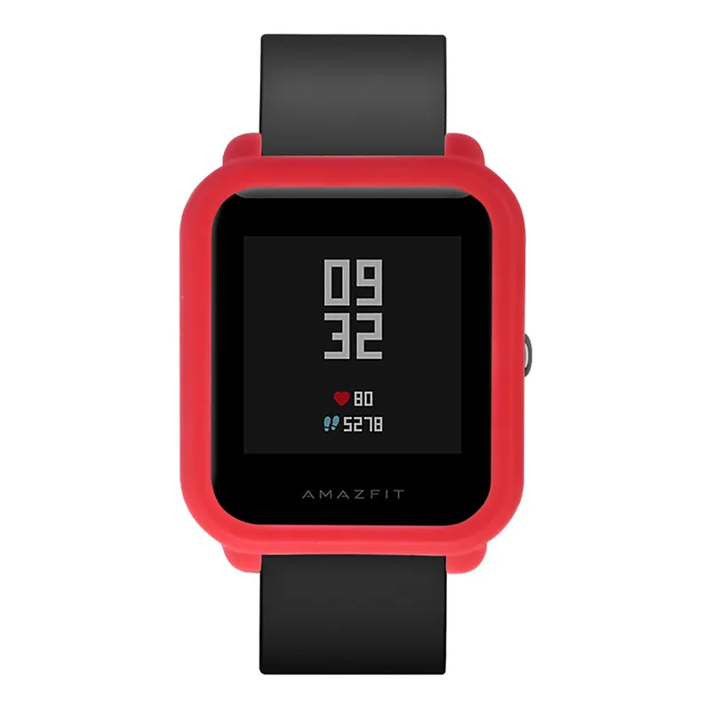 Мягкий силиконовый чехол из ТПУ для Huami /Amazfit /Bip /Youth Watch фитнес-браслет ношения