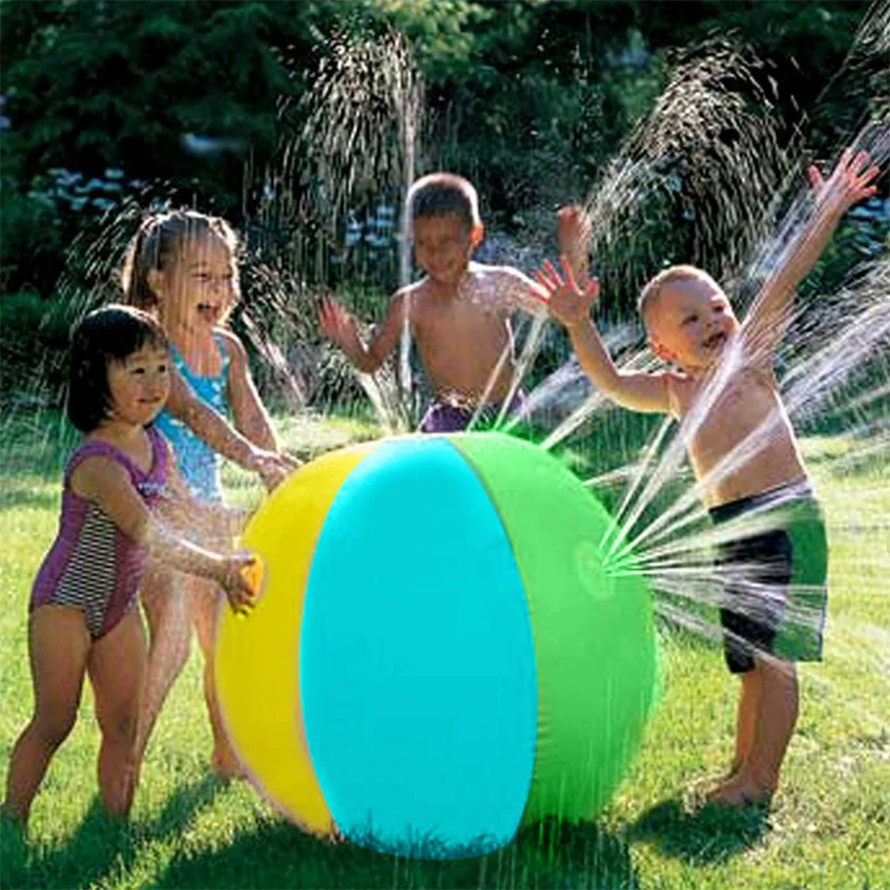 ПВХ водоструйный пляжный мяч 75 см дети играют в водное поло надувная из пвх Сезон