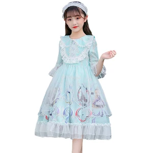 Girl Princess Dress Halloween Dress Girls Costume Fancy Party Princess dress Kids Dresses for Girls Children Clothing  3-12Years