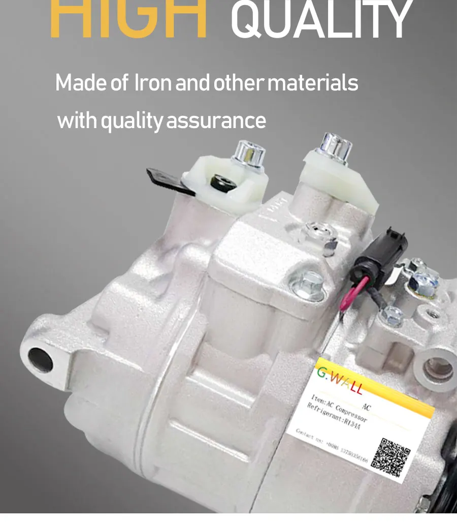 Для 7SEU16C компрессора кондиционера для автомобиля Mercedes Benz W221 W251 W164 GE447220-9332 A0012301411 A0012302811 A0022305411 4471707004