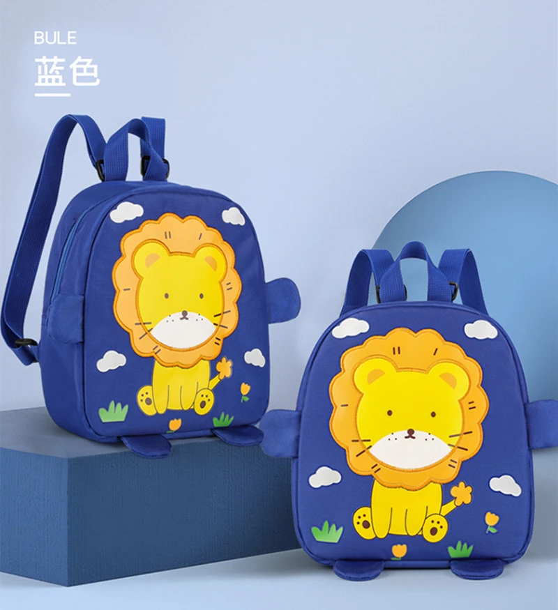 Child Cartoon Lion School Backpack for Girl Boy Fashion Anime Primary Waterproof Bag In Kindergarten School Bag Kids Schoolbag