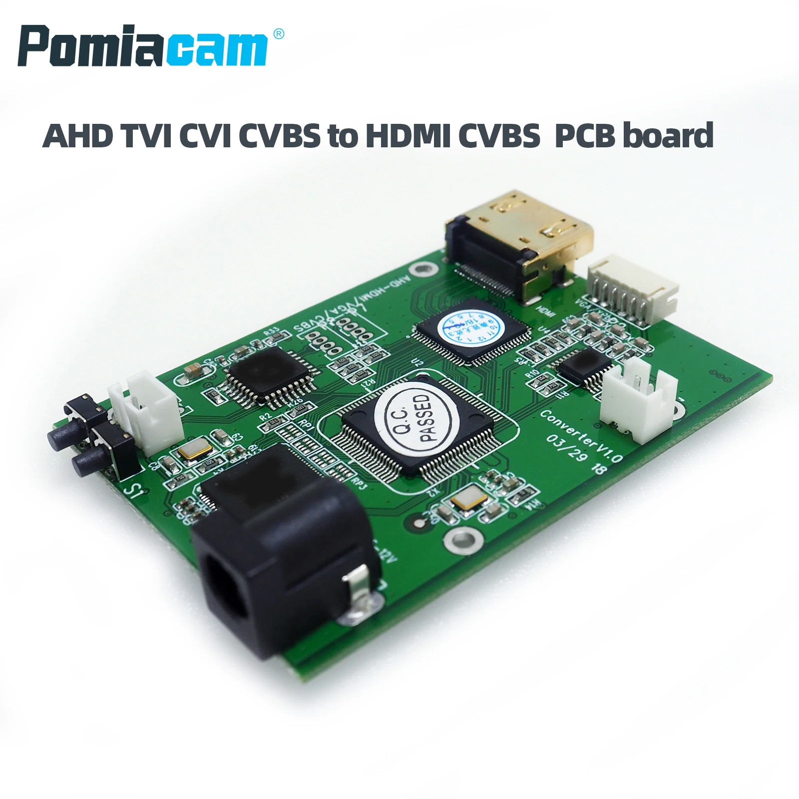 AHD41 AHD TVI CVI CVBS сигнала HDMI VGA конвертер доска аналоговая камера высокого разрешения