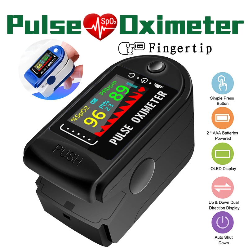 Пульсоксиметр для измерения пульса и уровня кислорода в крови |