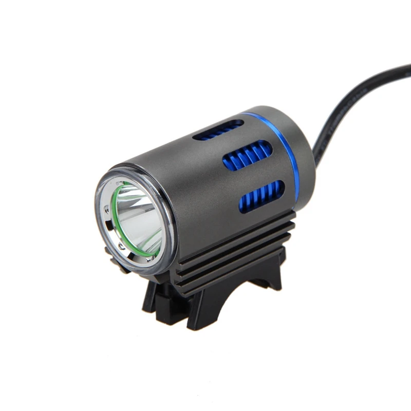 Bicycle Light Xm-L2 Led 4 Modes Front Bike Head Battery Pack Charger Riding Cycing Gift(Blue Single Lamp) | Спорт и развлечения