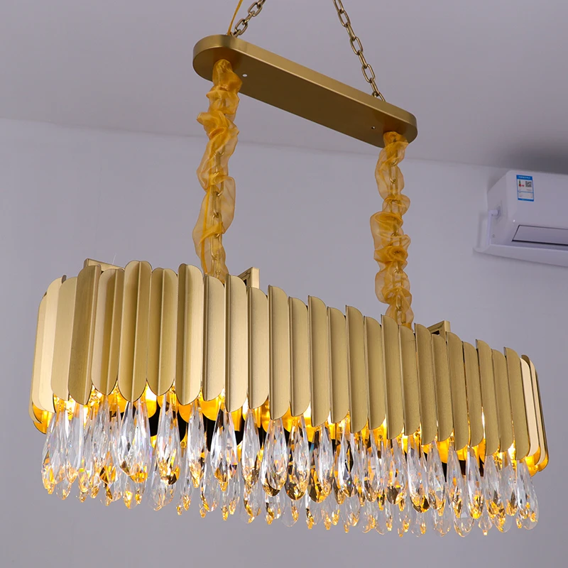 Современный подвесной светильник люстра роскошная хрустальная для отелей