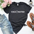 Прививки Женская футболка смешные аптека Hostipal с цитатами 2021 хлопок размера плюс Графические футболки летние модные топы, футболки