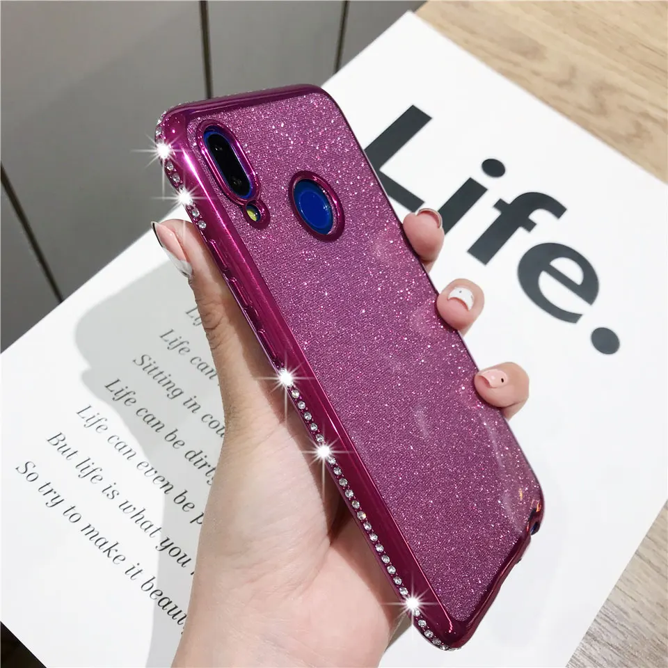 Алмазный чехол для huawei P20 Lite P30 Pro Nova 5 5i 4E 3E 3 Honor 20i 10i 8A 8X MAX View 20 10 чехлы телефонов из