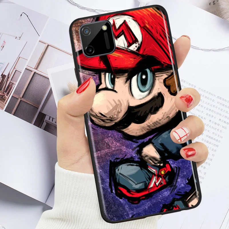 

Cute Super Mary Game For OPPO Realme 7i C17 7 6 6S 6i 5 5S 5i 3 3i 2 Narzo 10 20 Pro Global 5G Phone Case