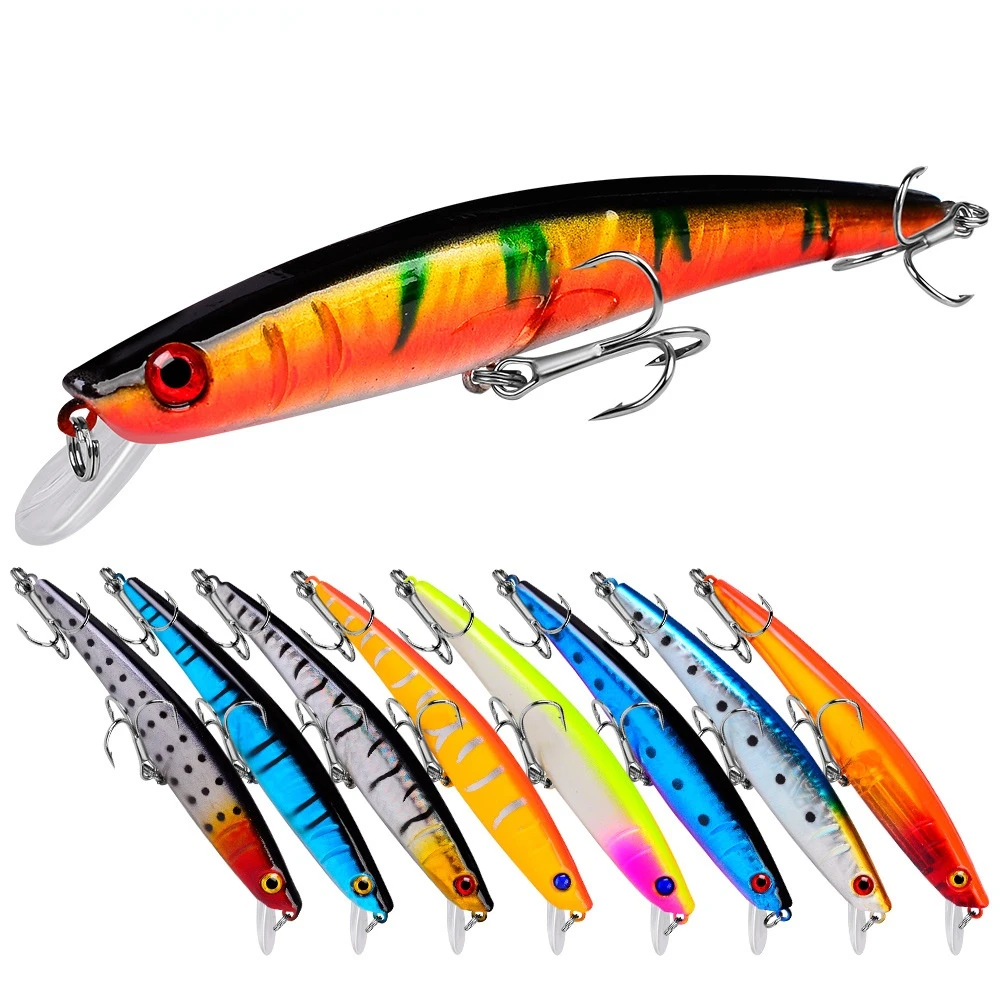 

11.5cm 11g Aritificial Wobblers Topwater Minnow Fishing Lure Plastic Hard Crankbait Trout Bass Baits Fishing Tackle Pesca