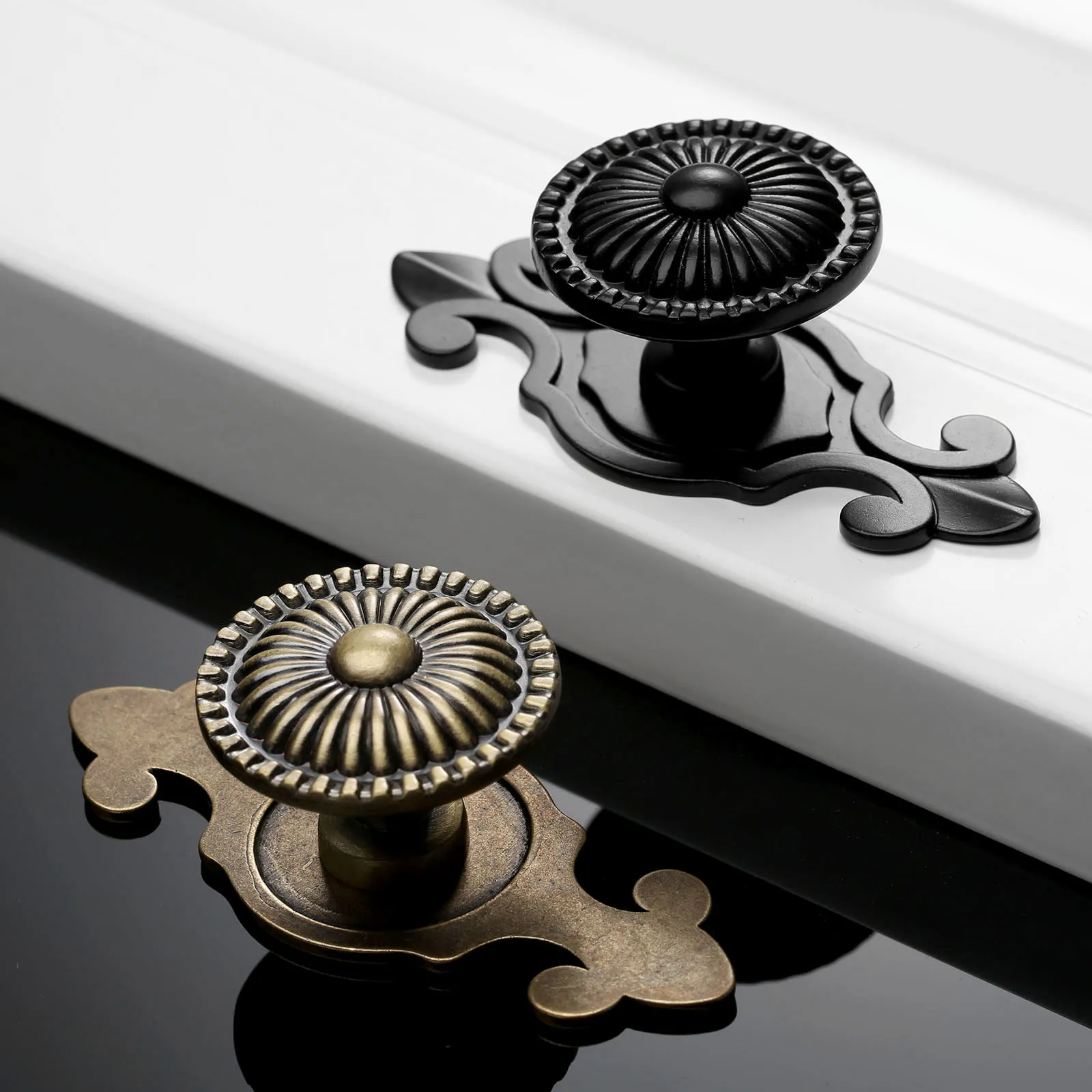 DRELD антикварная мебель ручки сплава для дверцы ящика Шкаф Потяните шкафа дверной