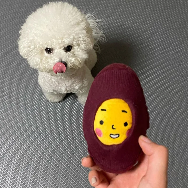 

Pet Potato Hidden Food Toy Expression Cute And Playful Pet sweet potato hidden food toy
