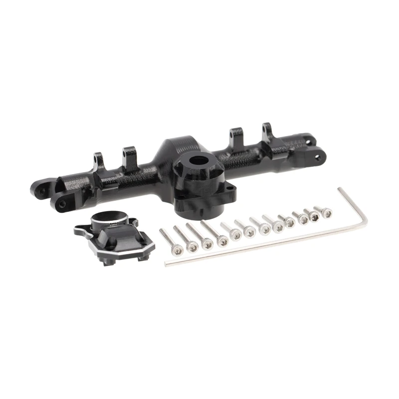 

for 1/24 RC Crawler Axial SCX24 90081 AXI00002 Parts Metal Front & Rear Axle Diff Cover Upgrade Accessories