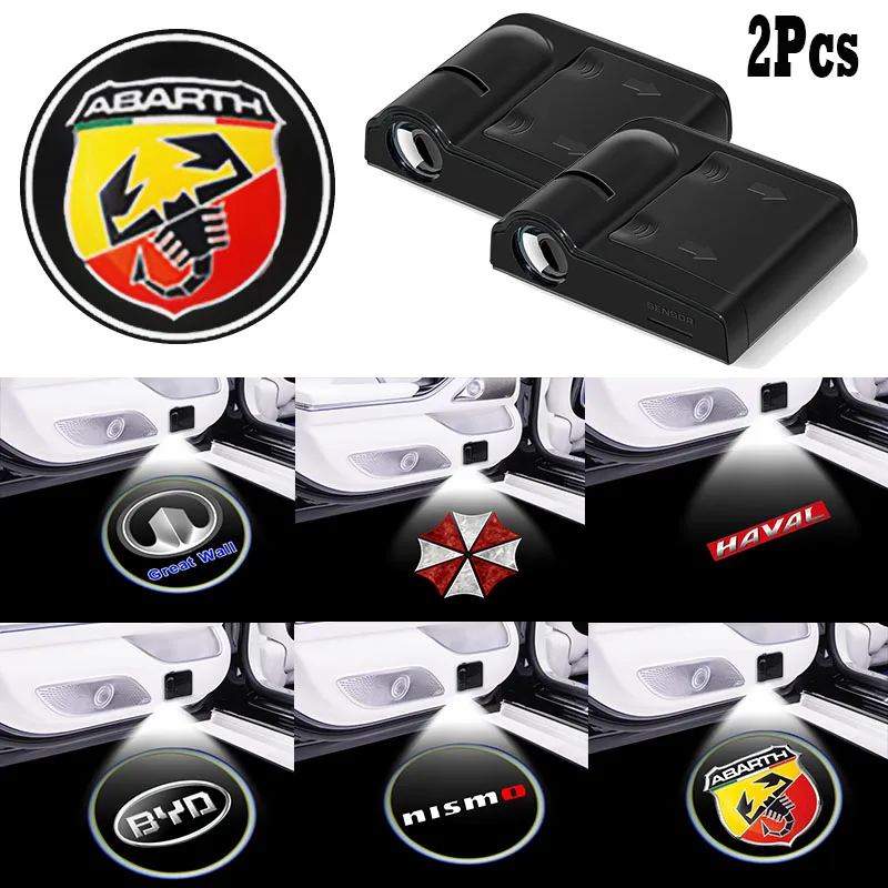 

2pcs Car Door Welcome Light Car LED Light Auto Lamp For Skodas Octavia 2 3 A7 Rapid Kodiaq Fabia Superb Kamiq Car Accessories